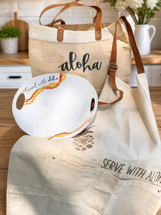 Hawaii-inspired Kitchen Serveware, Towels and Gifts | Sal Terrae 808